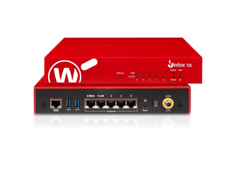 Firewall Watchguard WGT25003 USB 2.0 Gigabit Ethernet Ethernet LAN NaN –  BB Рутери
