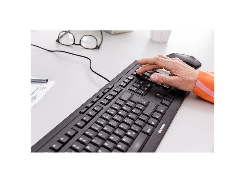 Клавиатура Cherry Черен AZERTY NaN –  BB Клавиатури