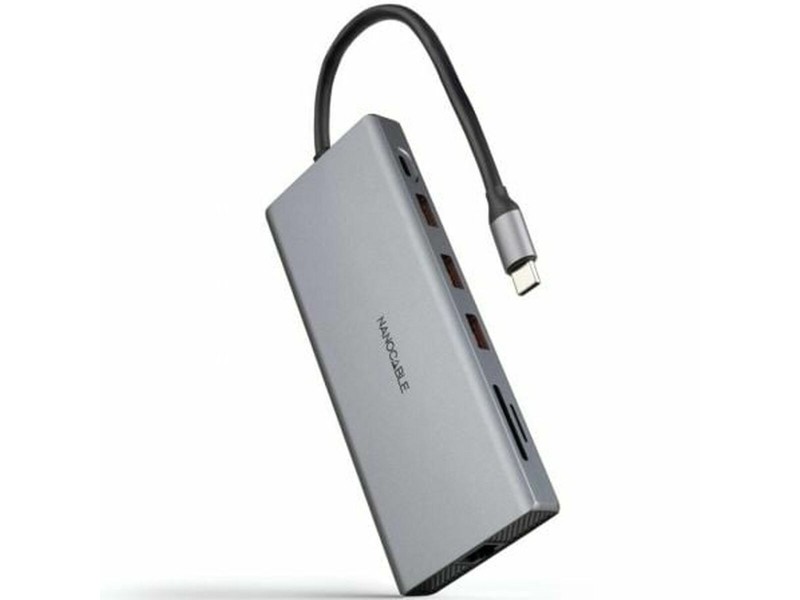USB извод NANOCABLE 10.16.4612 Сив 100 W NaN –  BB USB хъбове