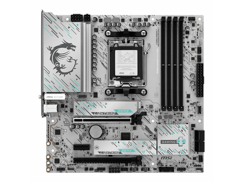 Дънна платка MSI B850M GAMING PLUS WIFI6E Intel Wi-Fi 6 AMD AM5 AMD B850 NaN –  BB Дънни платки
