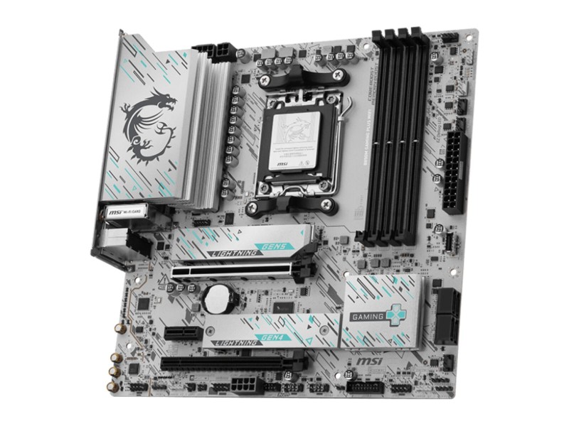 Дънна платка MSI B850M GAMING PLUS WIFI6E Intel Wi-Fi 6 AMD AM5 AMD B850 NaN –  BB Дънни платки