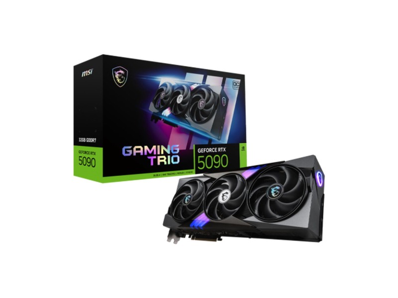 Графична карта MSI GEFORCE RTX 5090 32G GAMING TRIO OC NaN –  BB Графични карти