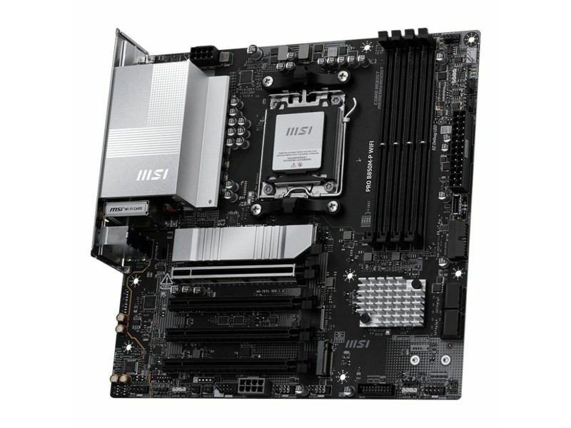 Дънна платка MSI PRO B850M-P WIFI Intel Wi-Fi 6 AMD AM5 AMD B850 NaN –  BB Дънни платки