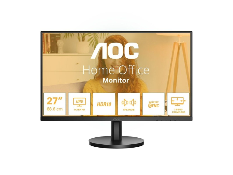 Gaming монитор AOC U27B3A 4K Ultra HD 27 NaN –  BB Монитори