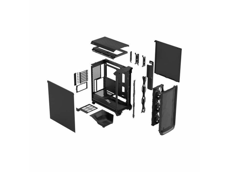 ATX полу-висока кутия Fractal Черен ATX полу-висока кутия Fractal Черен NaN – BB Калъфи за настолни компютри