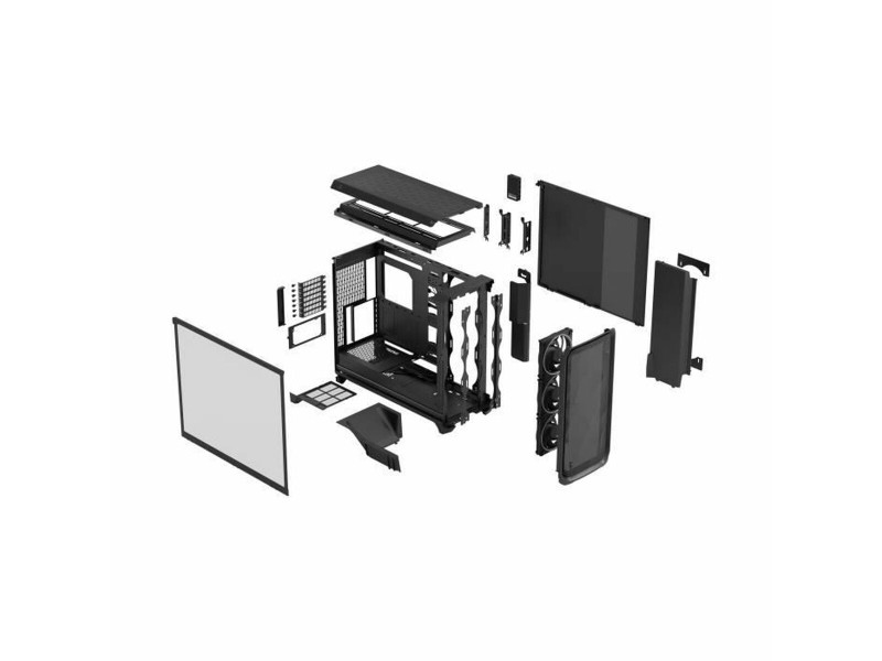 ATX полу-висока кутия Fractal Черен ATX полу-висока кутия Fractal Черен NaN – BB Калъфи за настолни компютри