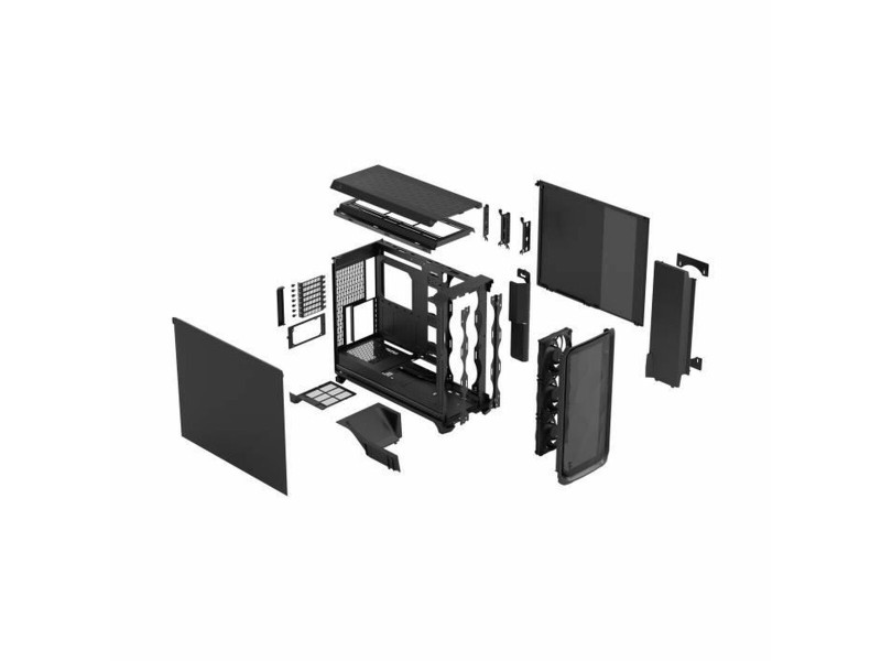 ATX полу-висока кутия Fractal Черен NaN –  BB Калъфи за настолни компютри