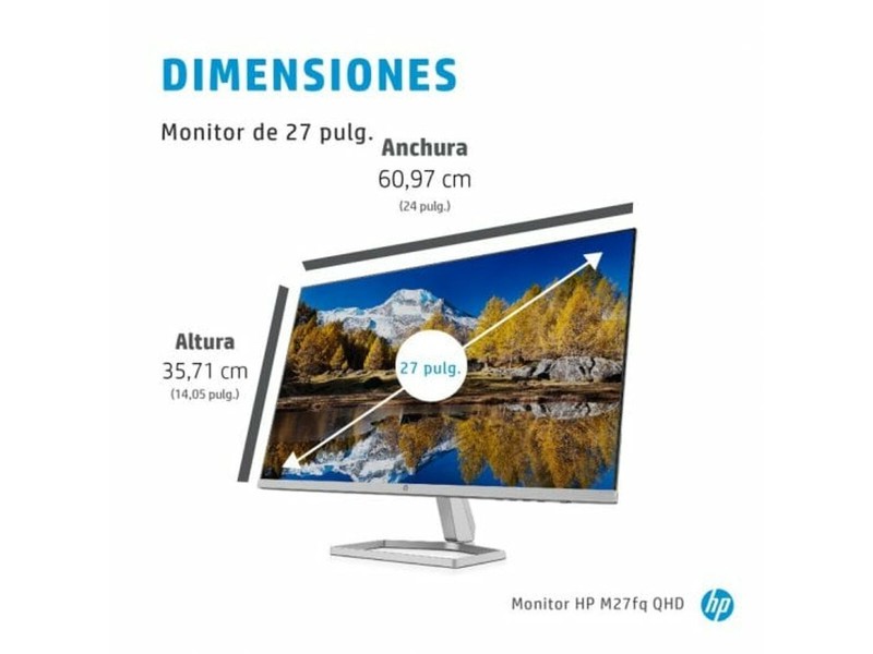 Gaming монитор HP M27fq Quad HD 27 NaN –  BB Монитори