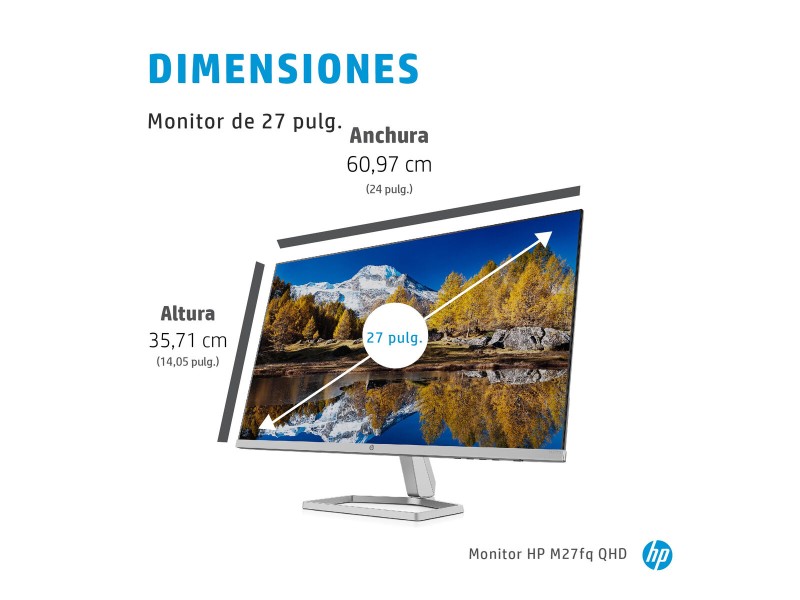 Gaming монитор HP M27fq Quad HD 27 NaN –  BB Монитори