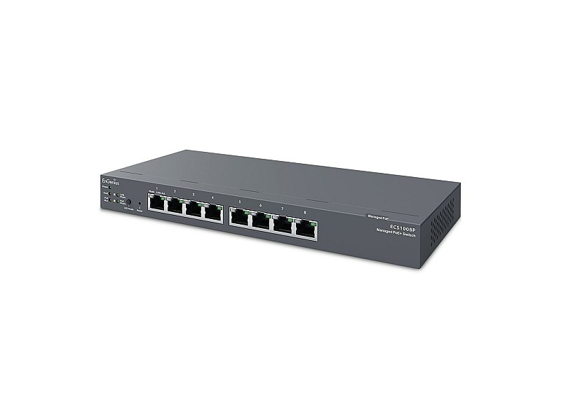 Суич EnGenius ECS1008P NaN –  BB Мрежови комутатори
