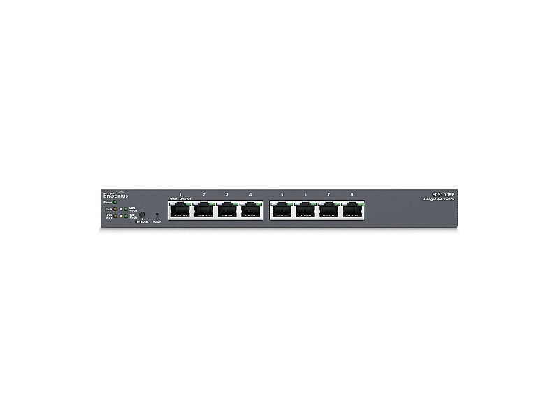 Суич EnGenius ECS1008P NaN –  BB Мрежови комутатори