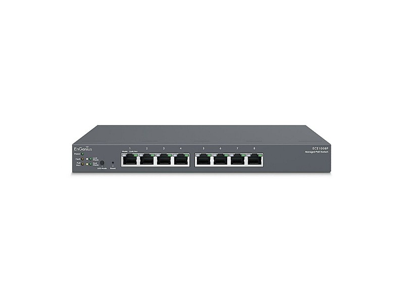 Суич EnGenius ECS1008P NaN –  BB Мрежови комутатори
