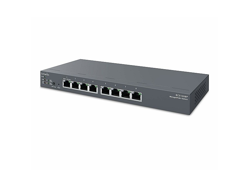 Суич EnGenius ECS1008P NaN –  BB Мрежови комутатори