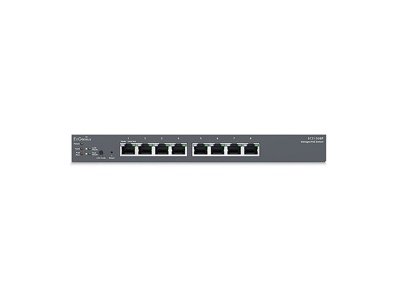 Суич EnGenius ECS1008P NaN –  BB Мрежови комутатори