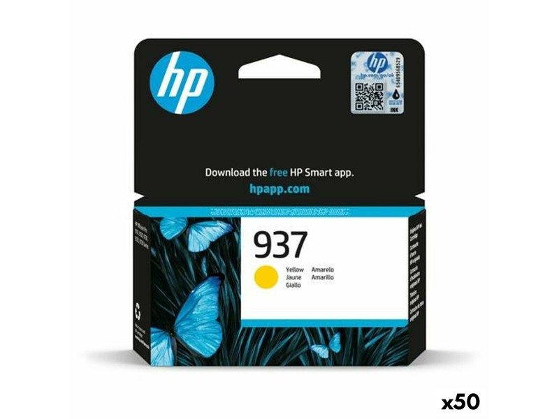 Оригиална касета за мастило HP 937 Жълт (50 броя) NaN –  BB Касети с мастило