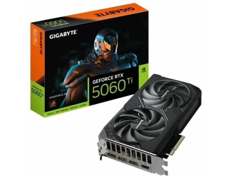 Графична карта Gigabyte GV-N506TWF2-8GD geforce rtx 5060 ti 8 GB GDDR6 GDDR7 NaN –  BB Графични карти