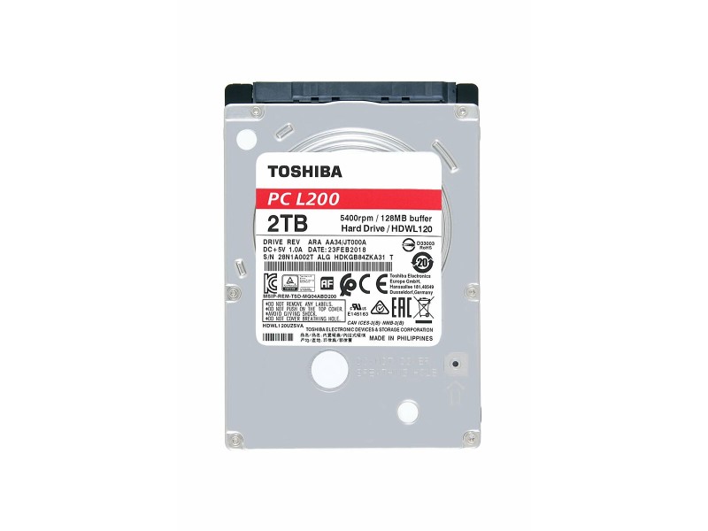 Твърд диск Toshiba HDKGB91ZKA01T 2,5 2 TB NaN –  BB Твърди дискове