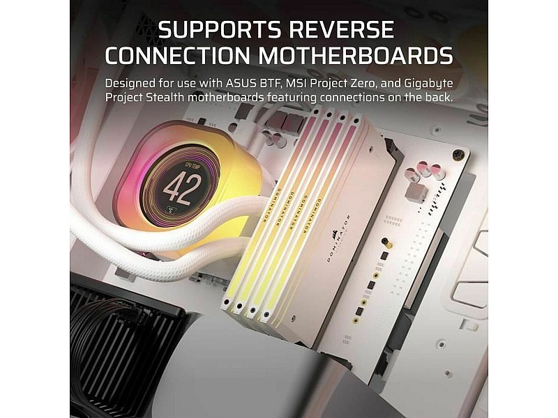 ATX полу-висока кутия Corsair CC-9011299-WW Бял Многоцветен NaN –  BB Калъфи за настолни компютри