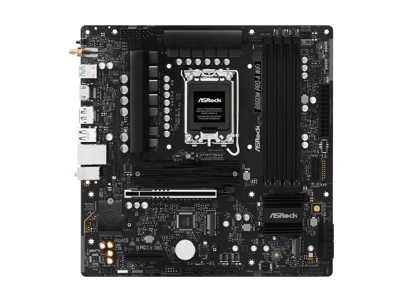 Дънна платка ASRock B860M Pro-A WiFi Intel B860 LGA 1851 NaN –  BB Дънни платки