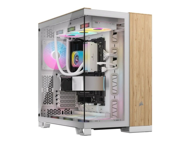ATX полу-висока кутия Corsair CC-9011284-WW Бял Многоцветен NaN –  BB Калъфи за настолни компютри