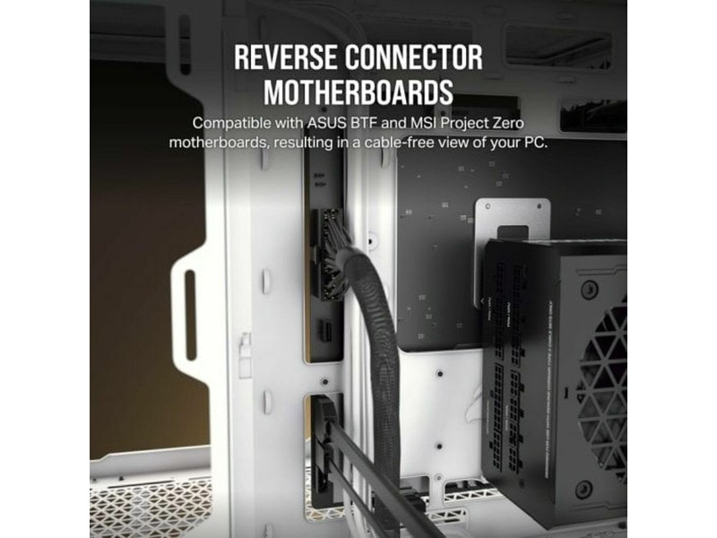 ATX полу-висока кутия Corsair CC-9011284-WW Бял Многоцветен NaN –  BB Калъфи за настолни компютри