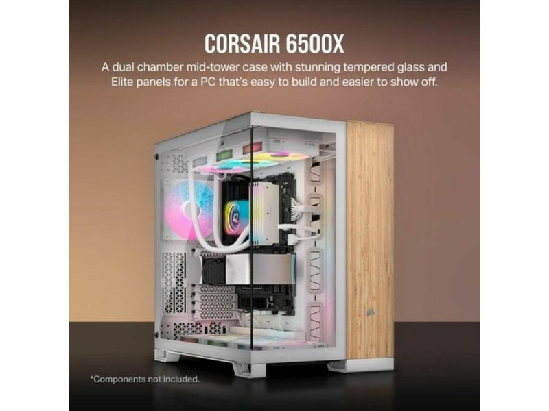 ATX полу-висока кутия Corsair CC-9011284-WW Бял Многоцветен NaN –  BB Калъфи за настолни компютри