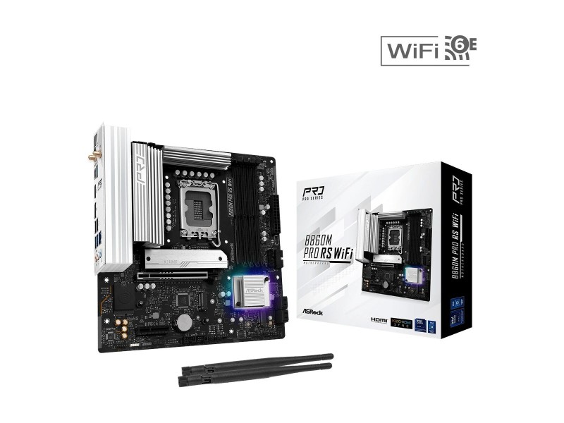Дънна платка ASRock B860M Pro RS WiFi Intel B860 LGA 1851 NaN –  BB Дънни платки