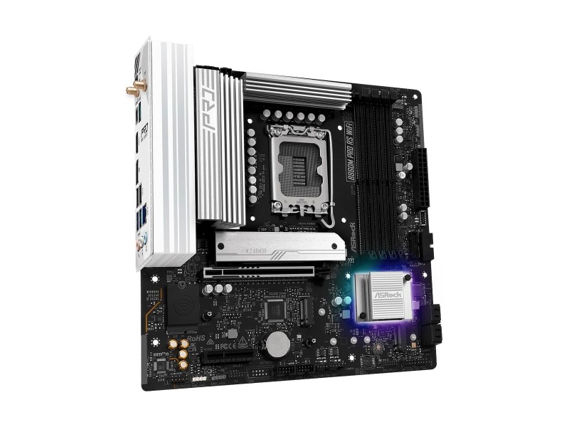 Дънна платка ASRock B860M Pro RS WiFi Intel B860 LGA 1851 NaN –  BB Дънни платки
