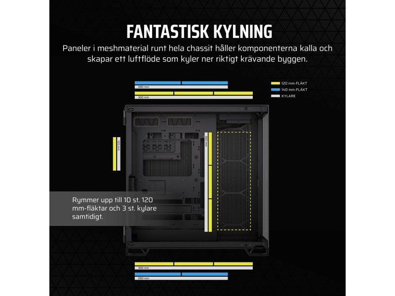 ATX полу-висока кутия Corsair CC-9011283-WW Черен Многоцветен Алуминий ATX полу-висока кутия Corsair CC-9011283-WW Черен Многоцветен Алуминий NaN – BB Калъфи за настолни компютри