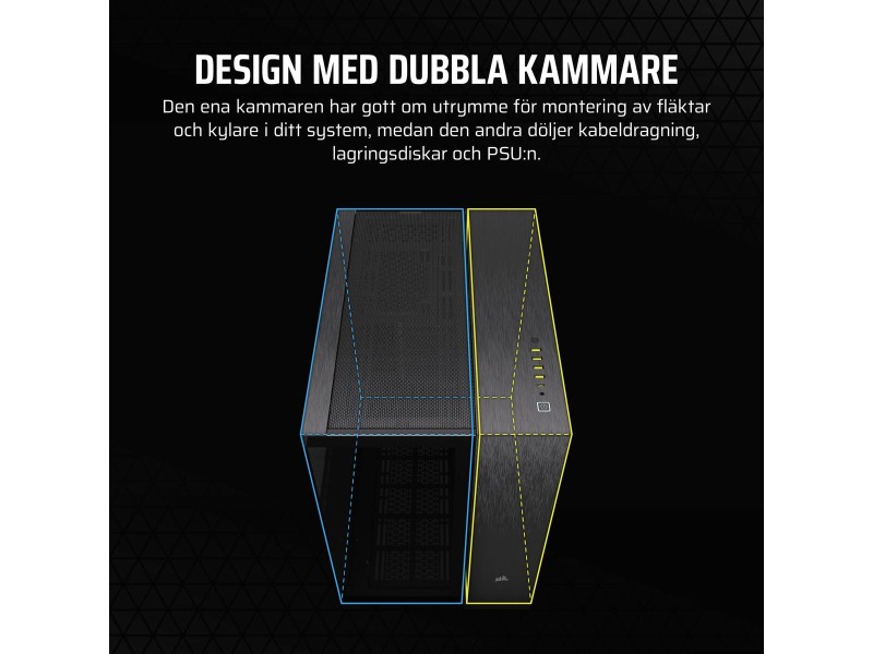 ATX полу-висока кутия Corsair CC-9011283-WW Черен Многоцветен Алуминий ATX полу-висока кутия Corsair CC-9011283-WW Черен Многоцветен Алуминий NaN – BB Калъфи за настолни компютри