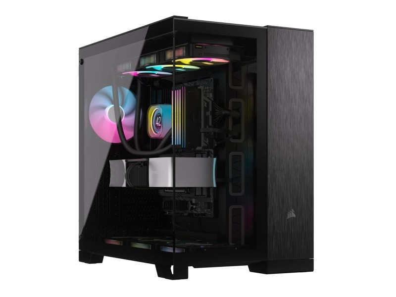 ATX полу-висока кутия Corsair CC-9011283-WW Черен Многоцветен Алуминий ATX полу-висока кутия Corsair CC-9011283-WW Черен Многоцветен Алуминий NaN – BB Калъфи за настолни компютри