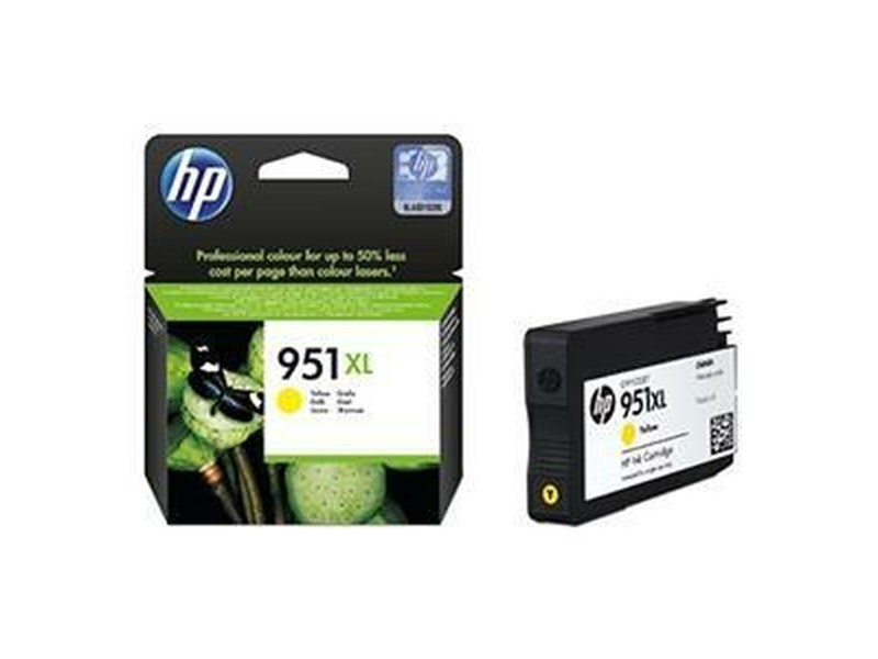 Оригиална касета за мастило HP 951 XL Жълт (50 броя) NaN –  BB Касети с мастило