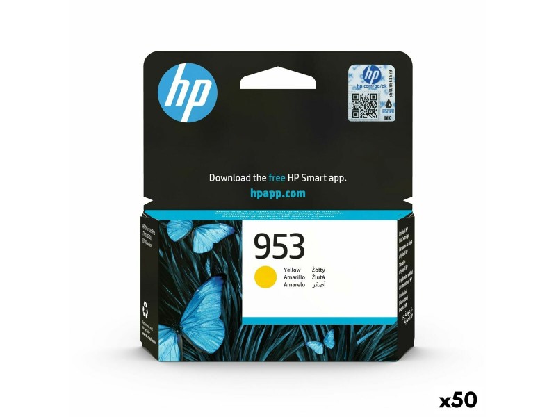 Оригиална касета за мастило HP Nº 953 Жълт (50 броя) NaN –  BB Касети с мастило