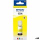 Мастило пълнител Epson 104 Жълт NaN –  BB Пълнители и комплекти за пълнене на касети