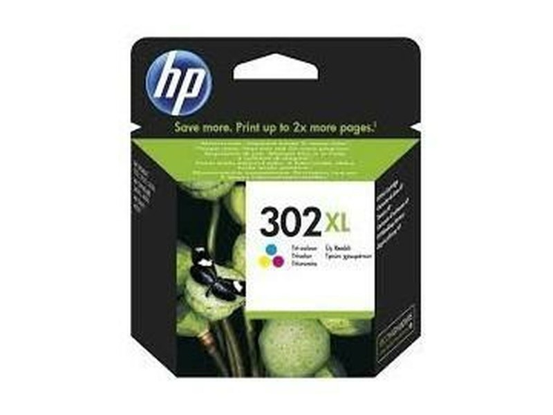 Оригиална касета за мастило HP 302XL Трицветен (60 броя) NaN –  BB Касети с мастило