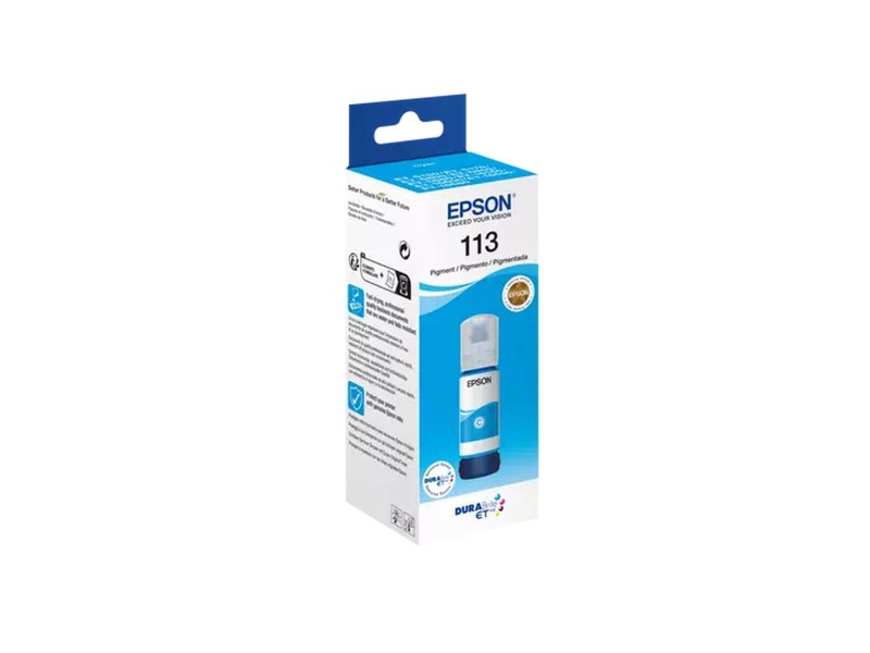 Мастило пълнител Epson ECOTANK ET-5850, ET-5800, ET-16650, ET-16600, ET-5880, ET-5170 - Nº 113 Синьо-зелен NaN –  BB Пълнители и комплекти за пълнене на касети