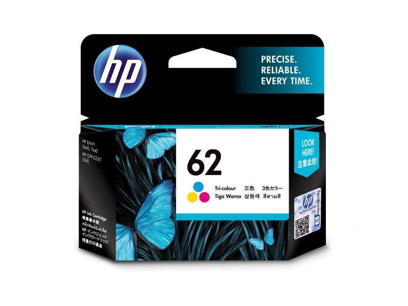 Оригиална касета за мастило HP ENVY 5640 - Nº62 Трицветен (60 броя) NaN –  BB Касети с мастило