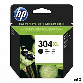 Оригиална касета за мастило HP Nº304XL Черен (60 броя)