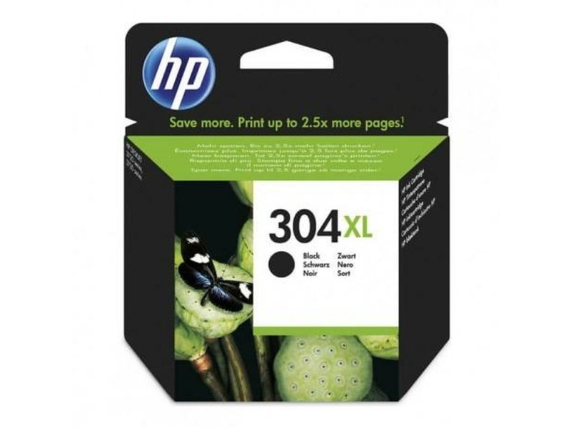 Оригиална касета за мастило HP Nº304XL Черен (60 броя) NaN –  BB Касети с мастило