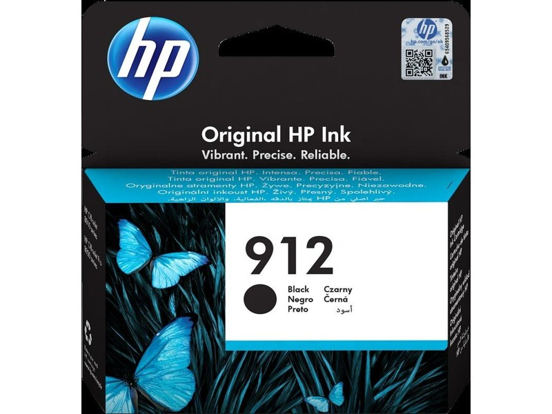 Оригиална касета за мастило HP Nº912 Черен (60 броя) NaN –  BB Касети с мастило