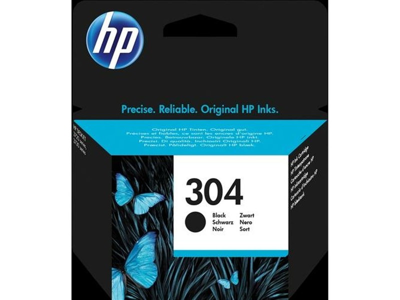 Оригиална касета за мастило HP DESKJET 3720 - Nº304 Черен (60 броя) NaN –  BB Касети с мастило