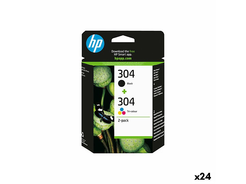 Оригиална касета за мастило HP Nº304 Жълт (24 броя) NaN –  BB Касети с мастило