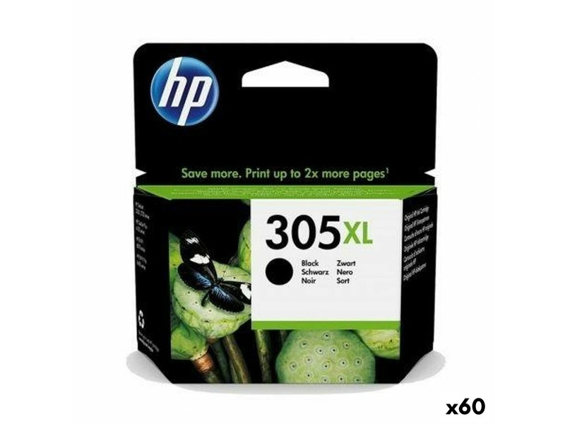 Оригиална касета за мастило HP 305XL Черен (60 броя) NaN –  BB Касети с мастило