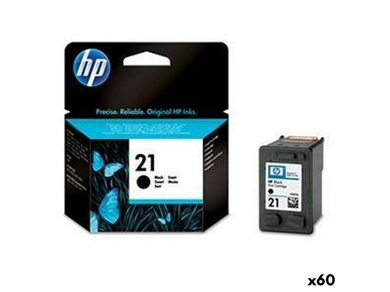 Оригиална касета за мастило HP 21 Черен (60 броя) NaN –  BB Касети с мастило