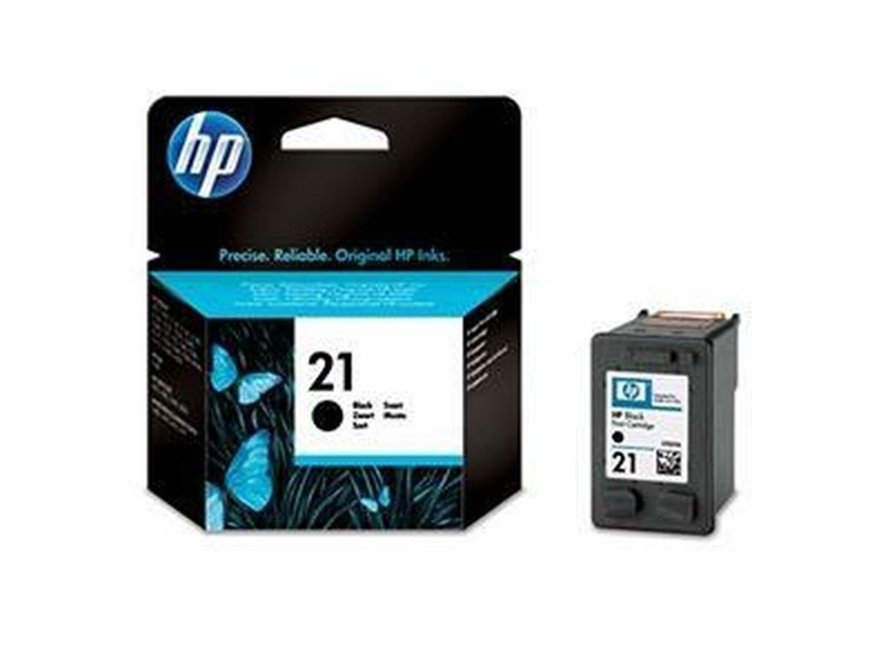Оригиална касета за мастило HP 21 Черен (60 броя) NaN –  BB Касети с мастило