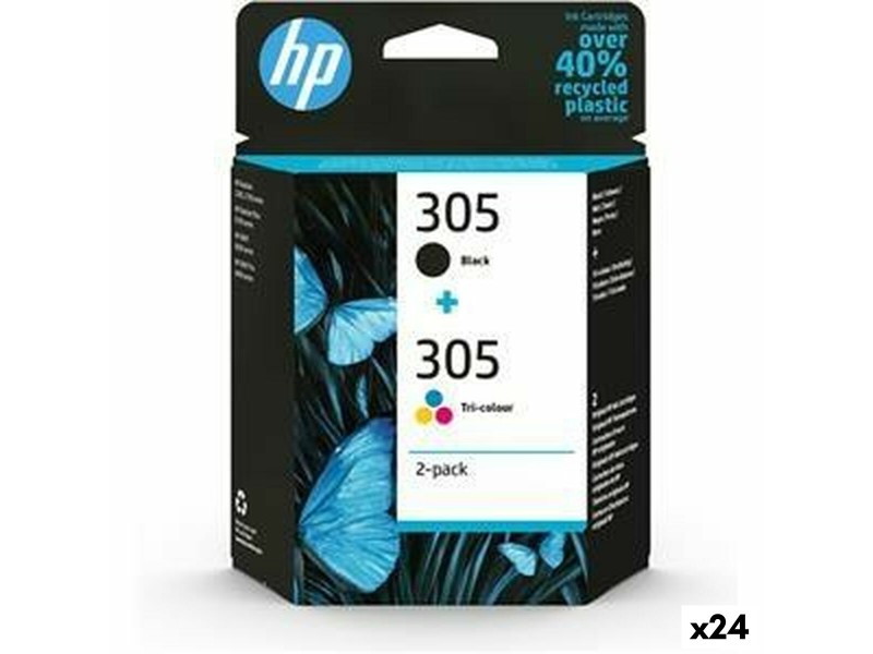 Оригиална касета за мастило HP 305 Жълт (24 броя) NaN –  BB Касети с мастило