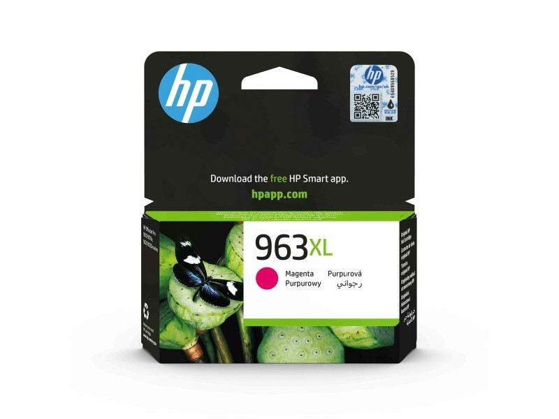 Оригиална касета за мастило HP OfficeJet Pro 9010,9012,9014,9015,9016,9019,9020,9022,9025 - Nº 963XL Пурпурен цвят (50 броя) NaN –  BB Касети с мастило