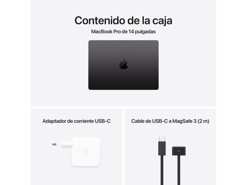 Лаптоп Apple MW2U3Y/A 14,2 M2 M4 24 GB RAM 512 GB SSD Испанска Qwerty NaN –  BB Лаптопи