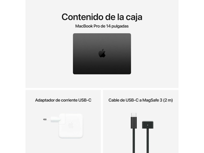 Лаптоп Apple MW2U3Y/A 14,2 M2 M4 24 GB RAM 512 GB SSD Испанска Qwerty NaN –  BB Лаптопи