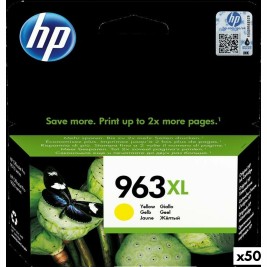 Оригиална касета за мастило HP 963XL Жълт (50 броя)
